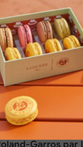 Les Macarons Ladurée pour Roland-Garros